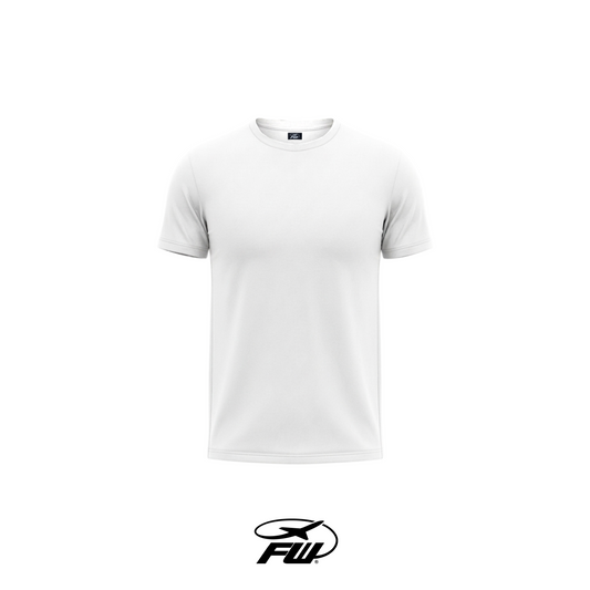 FW BLANKS: FITTED TEE WHITE