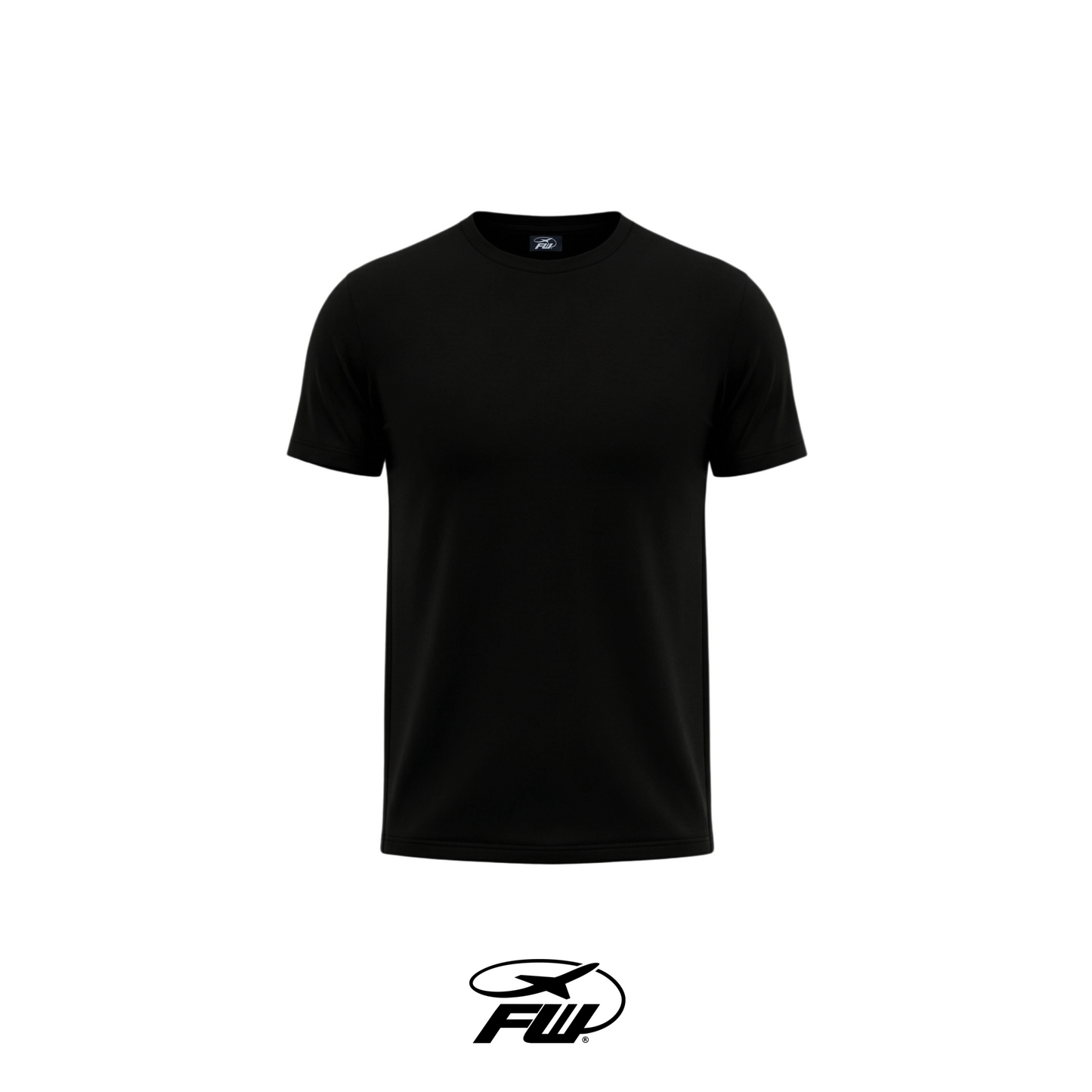 FW BLANKS: FITTED TEE BLACK