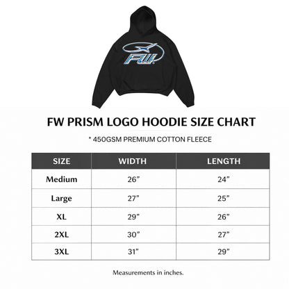 FW PRISM LOGO HOODIE